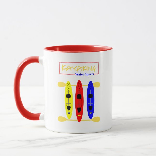 Mug Kayak Sports nautiques Graphique à thème (Gauche)