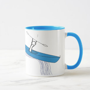 Mug Kayaker sur l'eau