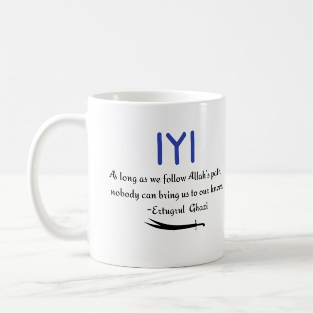 Mug Kayi Ertugrul Ghazi Citation sur le chemin (Gauche)