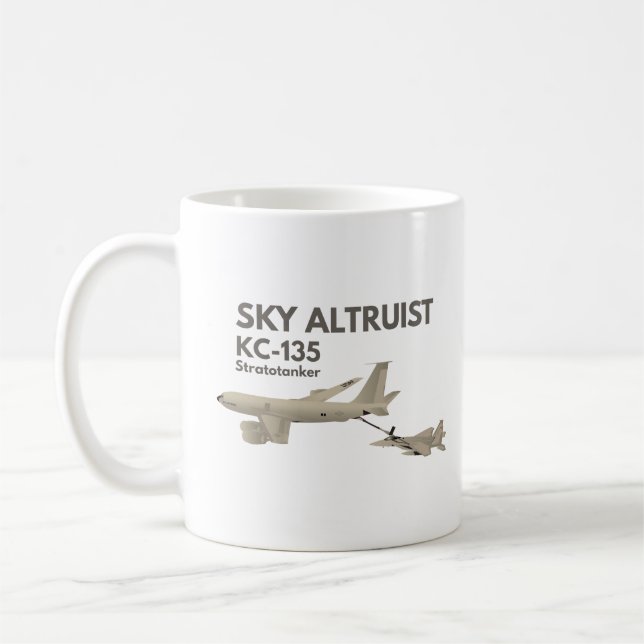Mug KC-135 Réservoir d'avion F-15 (Gauche)