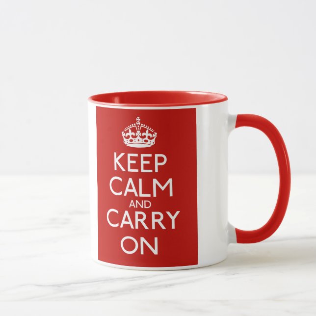 Mug Keep Calm and Carry (Droite)