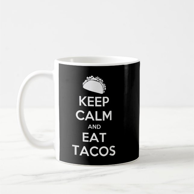 Mug Keep Calm And Eat Tacos T-Shirt Christmas  (Gauche)
