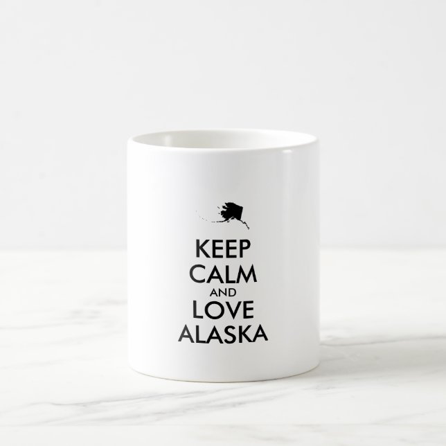 Mug KEEP CALM et LOVE ALASKA (Centre)