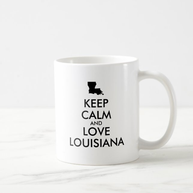 Mug KEEP CALM et LOVE LOUISIANA (Droite)