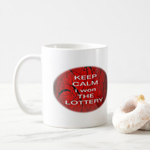 Mug KEEP CALM i a gagné LE LOTTERING