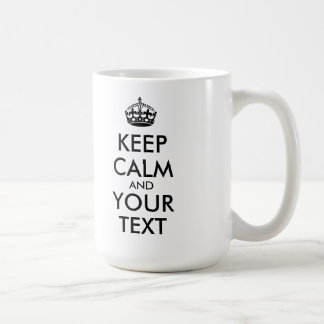 Mug KEEP CALM personnalisé et votre texte
