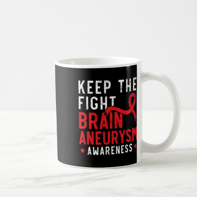 Mug Keep The Fight Brain Aneurysm Aneurysm Awareness  (Droite)