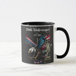 Mug Keepsake Anniversaire USA 250e
