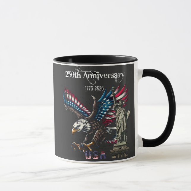 Mug Keepsake Anniversaire USA 250e (Droite)