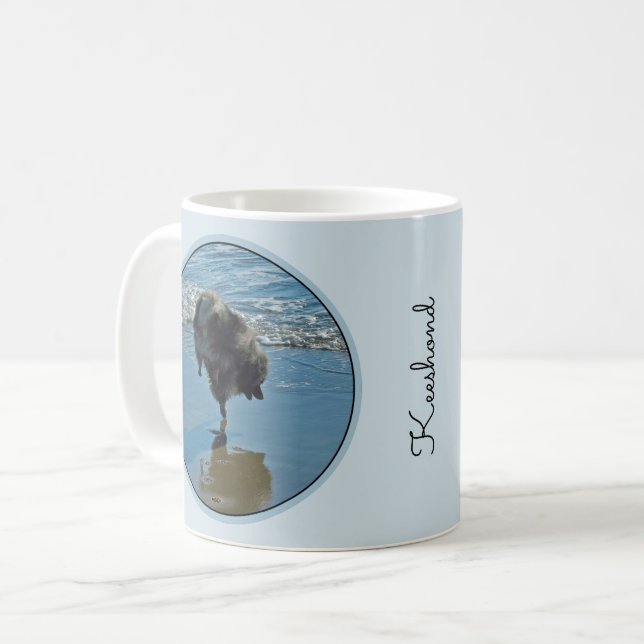 Mug Keeshond Ballet Photographie - Joli chien d'origin (Devant gauche)
