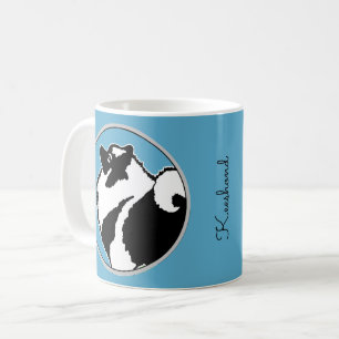 Mug Keeshond Graphics - Cute Original Chig Art