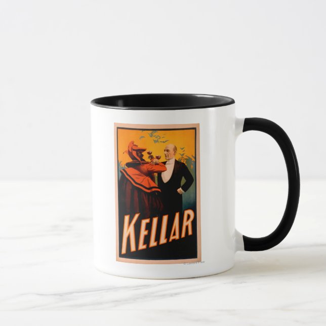 Mug Kellar Magicien Boire du vin avec le diable (Droite)