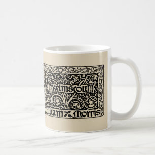 Mug Kelmscott Press 1891 logo de William Morris