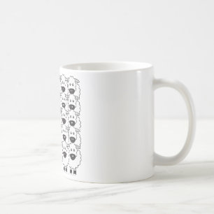 Mug Kelpie australien chez les moutons