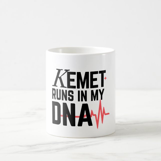 Mug Kemet Runs in My DNA |  (Centre)
