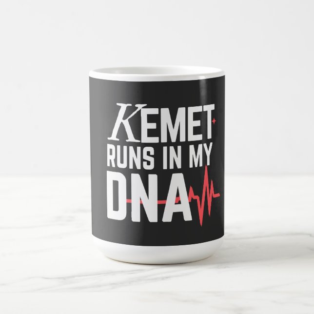 Mug Kemet Runs in My DNA |  (Centre)