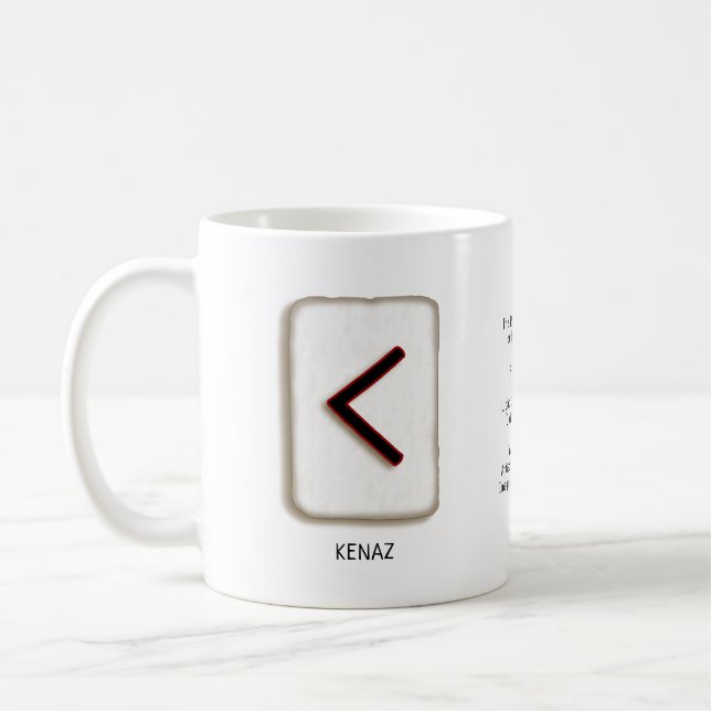 Mug Kenaz RuneStone (Gauche)