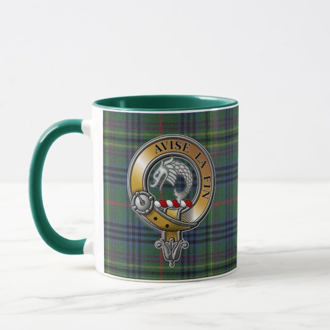 Mug Kennedy Tartan & Badge (Gauche)