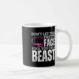 Mug Kenpo Karate Girl I'm A Beast Funny Women American