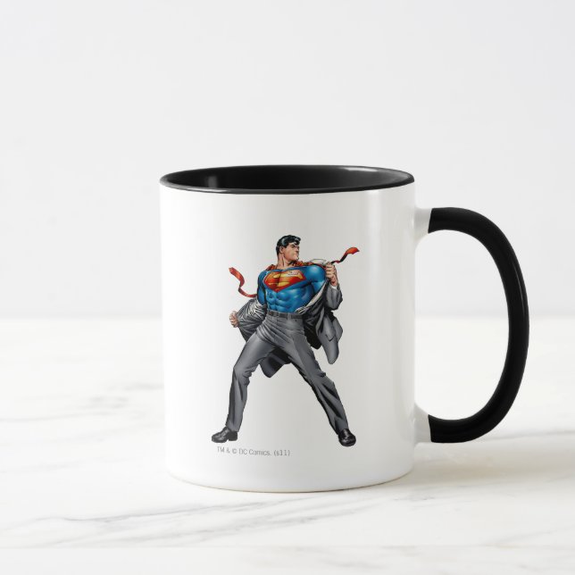 Mug Kent change en Superman (Droite)