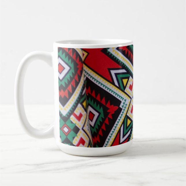 Mug Kente Geometric Tapestry (Gauche)