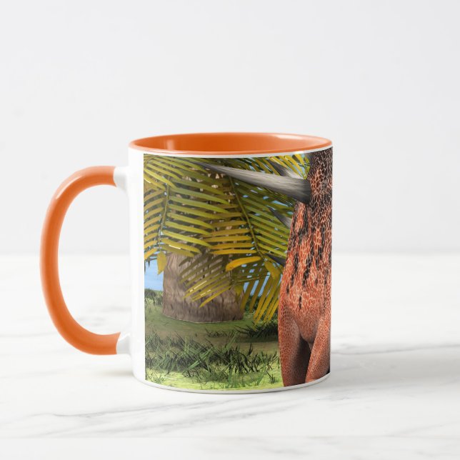 Mug Kentrosaurus Dinosaure Jungle Art Préhistorique (Gauche)