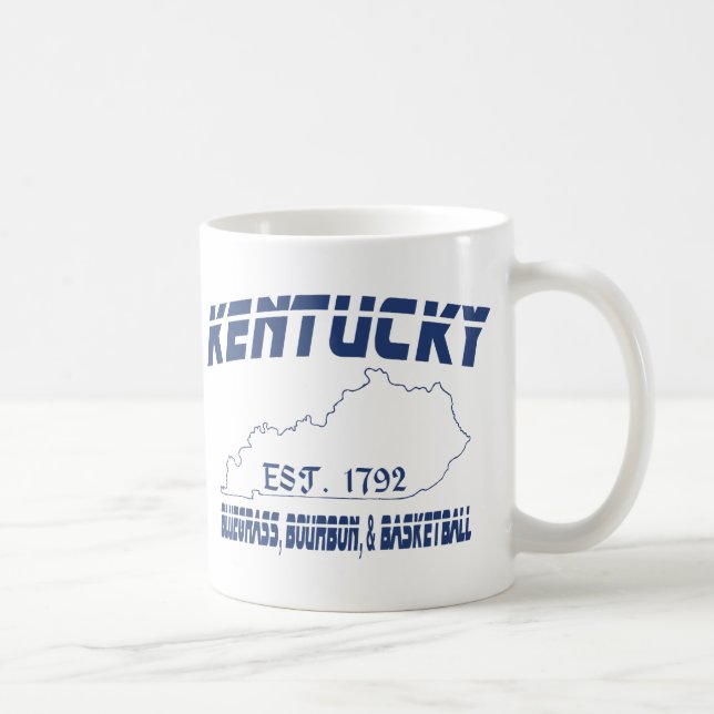 Mug Kentucky Bluegrass Bourbon Basketball UScustomInk (Droite)