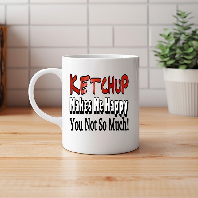 Mug Ketchup heureux (Créateur téléchargé)