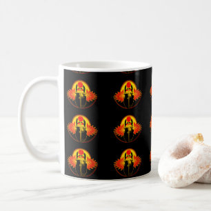 Mug Kherpi Dieu du soleil levant, scarabée.