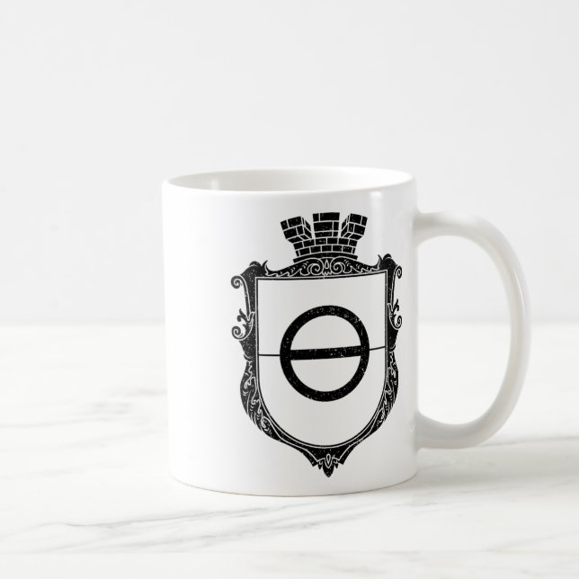 Mug Khmut Ukraine Armes Drapeau Oblast de Donetsk  (Droite)