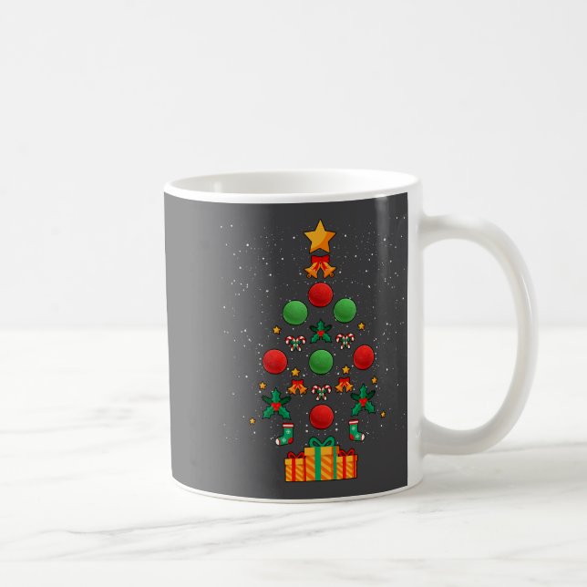 Mug Kickball Team Christmas Tree Xmas  (Droite)