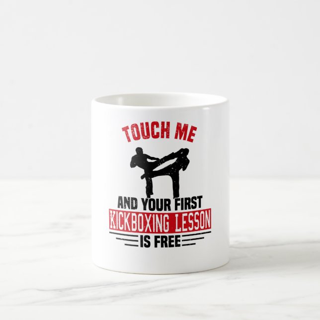 Mug Kickboxer Kickboxer Martial Arts Boxer Sparring (Centre)