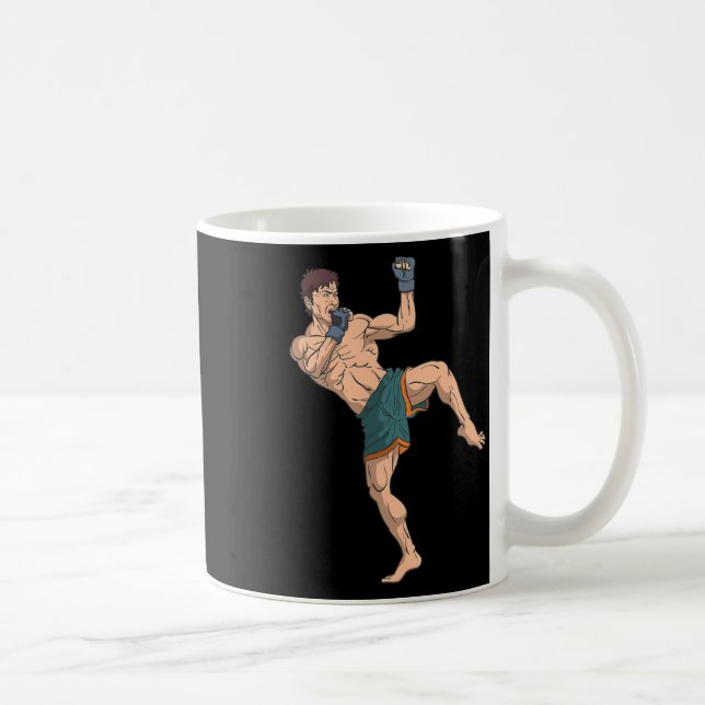 Mug Kickboxeur se prépare à frapper  (Droite)