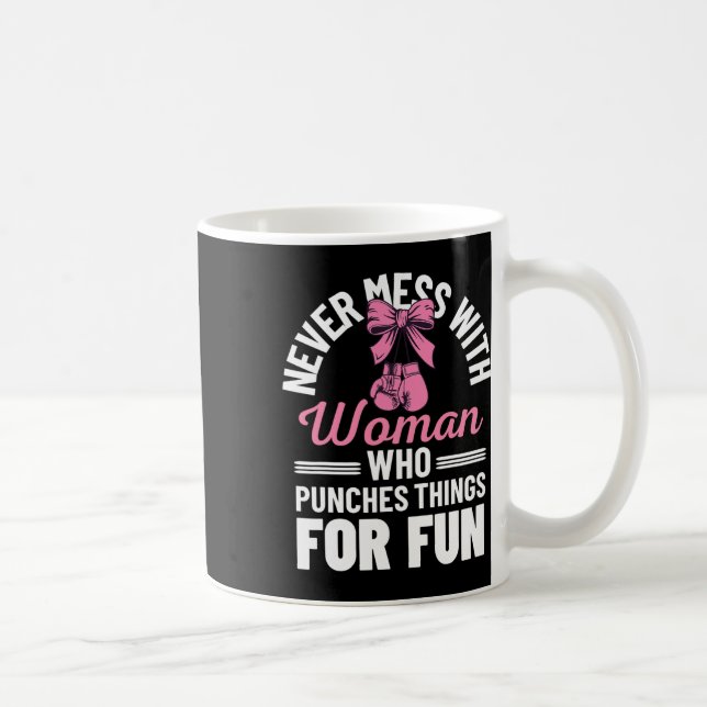 Mug Kickboxing drôle pour hommes femmes Entraînement d (Droite)