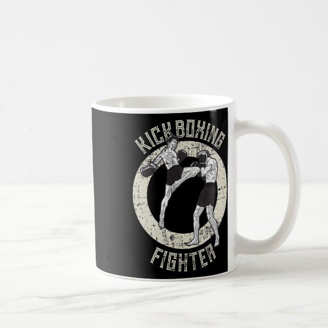 Mug Kickboxing Kickboxer Arts Martiaux Combattant Mma  (Droite)