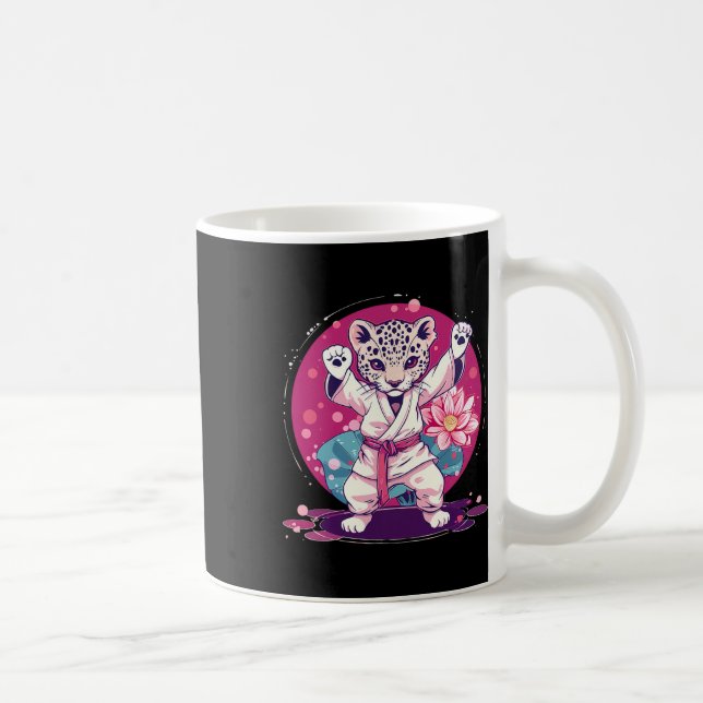 Mug Kickboxing Léopard Taekwondo Karaté Mma Arts Marti (Droite)