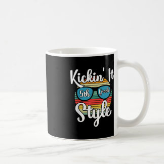 Mug Kickin' It 5e Grade Style Retour à l'école Element