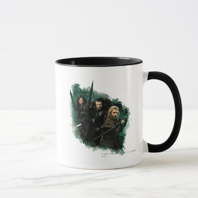 Mug Kili, THORIN OAKENSHIELD™, & Fili Graphic (Droite)