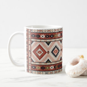 Mug Kilim Tribal Sud-Ouest Géométrique en Terracotta