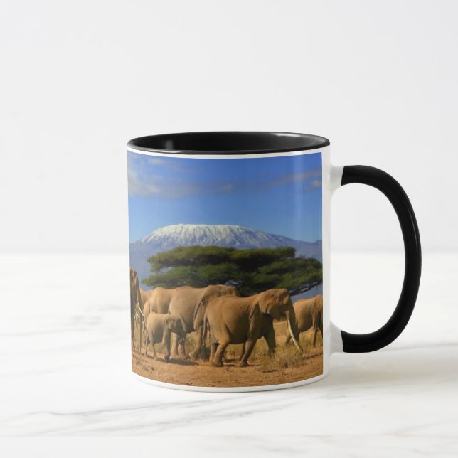 Mug Kilimanjaro et éléphants (Droite)