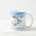Mug Killer Snowman Funny Cartoon<br><div class="desc">Cute and adorable. If you want a gift that is neither of those, this is a good choice.
Available as a card too. Get the card that matches your gift!
This snowman is available on lots of other cool stuff here:</div>