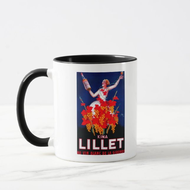 Mug Kina Lillet Poster Vintage Europe (Gauche)