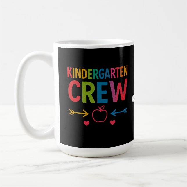Mug Kinder Crew Funny Kindergarten Fun Retour À L'Écol (Gauche)