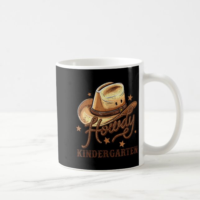 Mug Kindergarten Teacher Rodeo Cowboy Western Howdy Ki (Droite)
