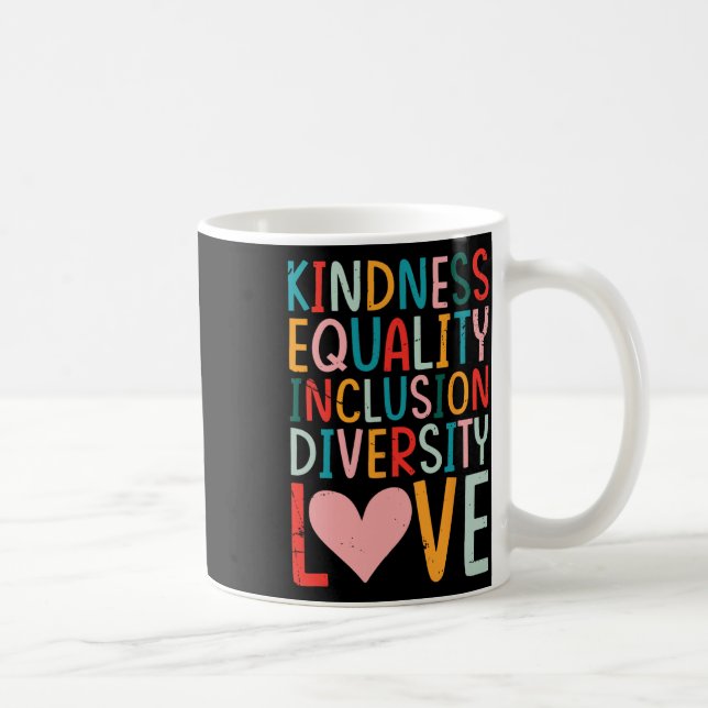 Mug Kindness Equality Inclusion Diversity Love - Sped  (Droite)