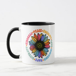 Mug Kindness Peace Equality Love Hope Diversity Human