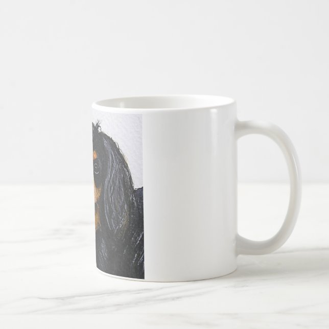 Mug King Charles Cavalier Spaniel noir et bronzé (Droite)