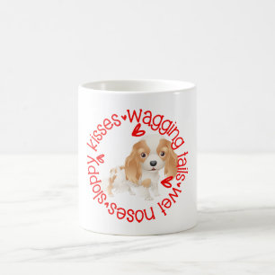 Mug King Charles Spaniel, baisers négligents