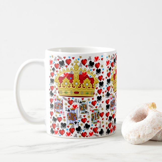 Mug King Hearts (Avec donut)