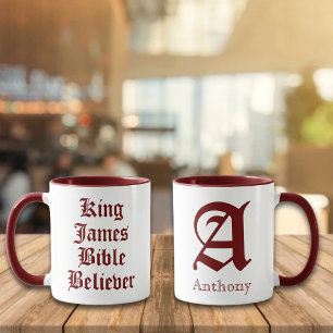 Mug King James Bible Believer Christian Customisé